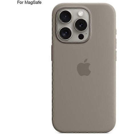 Stoßfeste Schutzhülle aus flüssigem Silikon, kompatibel mit MagSafe und iPhone 15 Pro, bietet verbesserten Halt und erhöhten Schutz vor Stürzen. (1/5)