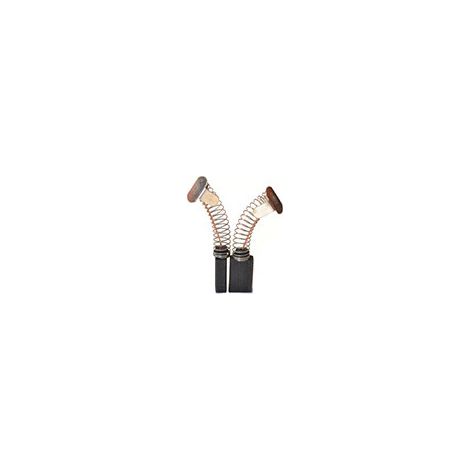 Set aus 2 anpassbaren Kohlen für Casals. Maße: 6 x 12 x 18 mm.