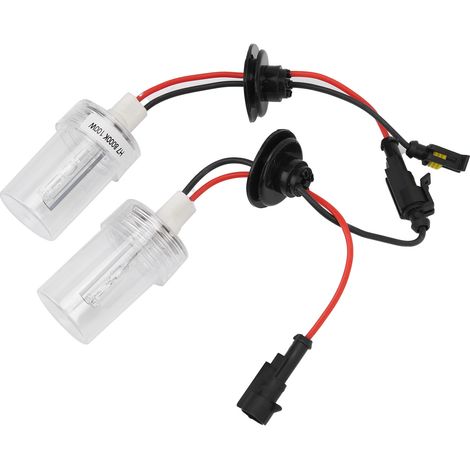 Lot de 2 ampoules de phares automobiles au xénon HID 100 W 8000 K, culot H7, pour véhicules 12 V (1/5)