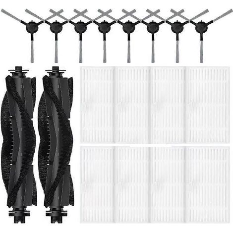 Pour Proscenic Q10/Q20 Plus pièces de rechange et accessoires brosse principale et latérale filtre (1/5)