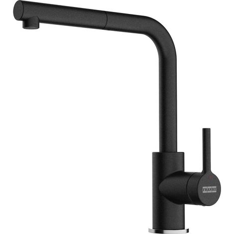 Franke Lina - Spültischarmatur FS 3235.071, mit ausziehbarem Auslauf, Onyx 115.0728.484