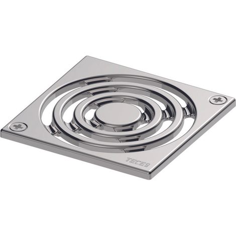TECEdrainpoint S Grille design, acier inoxydable, 100mm, à