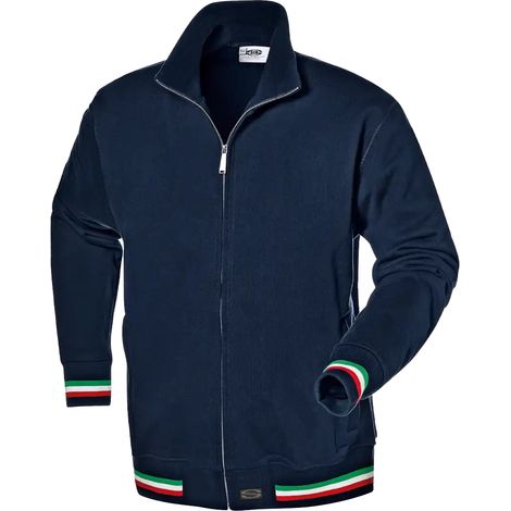 SIR SAFETY SYSTEM TRICOLORE Sweat-shirt de travail en coton bleu marine Taille 3XL