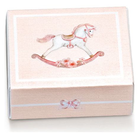 Scotton Cassetto Quadro 60 x 50 x 30 mm Cavallino Rosa 10 Pz