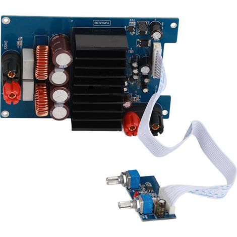 Module Amplificateur TAS5630 600W, carte électronique avec potentiomètre pour caisson de basses, composant DIY audio, module de puissance stéréo (1/5)