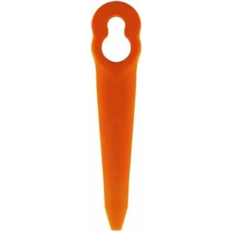 Lot de 100 lames de rechange en plastique compatibles avec les débroussailleuses STIHL Polycut 2-2, Polycut 3-2, FSA 45, FSA 57, FSE 52, Sun Joe 24V-GT10, Redback Swift 40V (1/5)