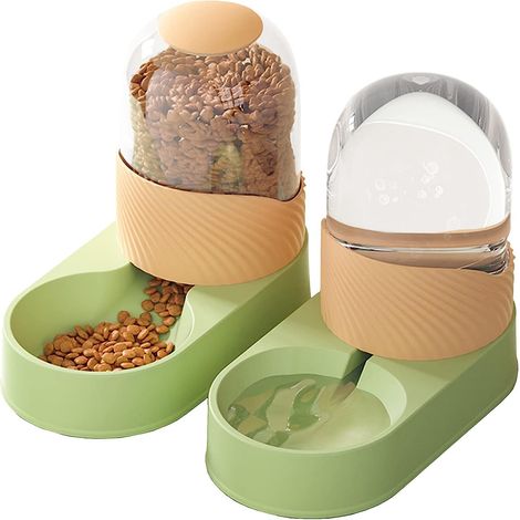 Distributeur automatique de croquettes pour chat, distributeur automatique de croquettes pour chien à gravité (1/4)