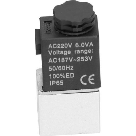 Valve électromagnétique normalement ouverte, lumière magnétique bien scellée pour systèmes hydrauliques pour la construction de machines pour appareils automatisation (AC220 V). (1/5)