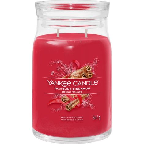 Canela Espumosa - Vela Yankee Candle Signature - Vela grande con dos mechas - Novedad 2022