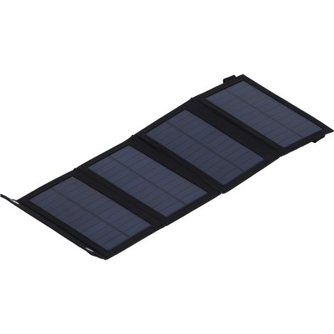 Kit panneau solaire 10W étanche pliable portable chargeur solaire pour camping randonnée voyage recharge téléphone extérieur (1/5)