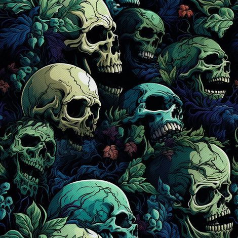 Tela decorativa para exteriores Oxford - Motivo de calavera I DX4692 (1/5)