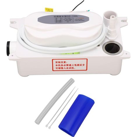 Pompe de Vidange de Condensats, Réservoir de 0,6 L, Débit de 100 L/h, Faible Bruit de 22 DB, Fonctionnement Automatique, pour Machines à Glaçons, Climatiseurs, Déshumidificateurs (1/5)