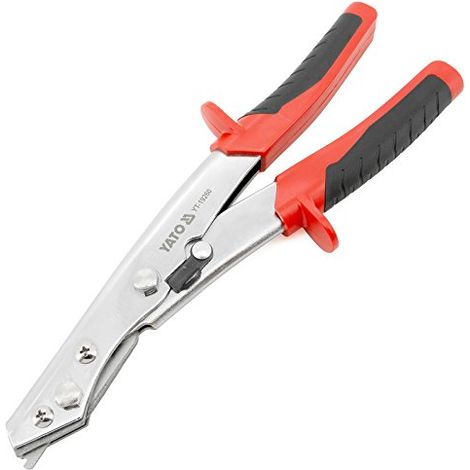 Yato YT-19260, cesoie per metallo, ideali per tagliare con precisione i metalli, strumento robusto per lavori professionali. (1/4)