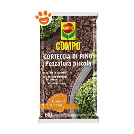 Compo Corteccia di Pino (15x25 mm) - Confezione 60 Lt -