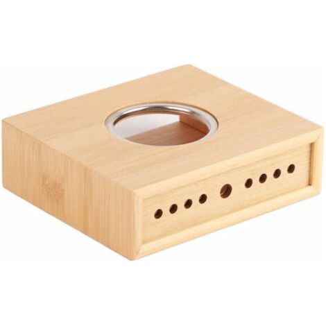Pair Chauffe-Plat en Bambou - Ventilation Design Théière Poêle Base Isolante, Accessoires pour Vaisselle Chauds pour la Maison Facile à Utiliser (1/3)