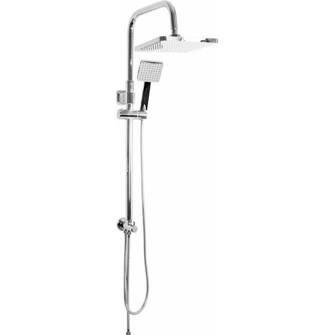 Colonna doccia serie oasi design quadro e risparmio acqua integrato (1/4)