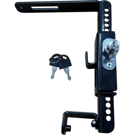 Wheelie Bin Metal Security Lock with Push Button Operation (1/5)