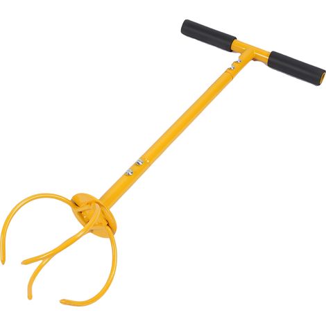 Motoculteur à main en acier inoxydable avec griffes, aérateur de sol pour massifs de fleurs, potagers et vergers (1/5)