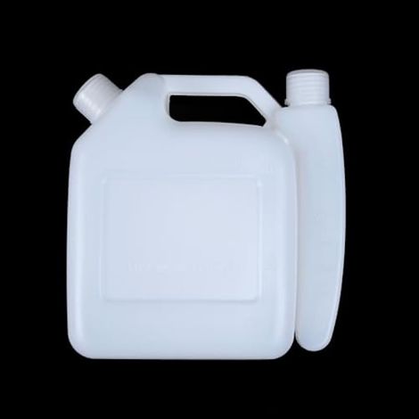 Lot de 2 mélangeurs d'essence/carburant de 1 litre, 2 bouteilles de mélange d'huile et de carburant pour tronçonneuses, tondeuses à gazon 25:1 50:1 (1/5)
