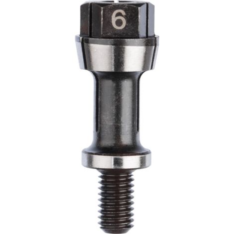Spannzange mit Spannmutter, 6 mm, für Bosch-Geradschleifer, passend zu GGS 16 Bosch Accessories 1608 (1/5)
