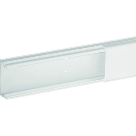 Moulure 1 compartiment - 34 x 12,5 mm - Longueur 2 m - Blanc - Optima TM - b08804 - IBOCO (1/2)