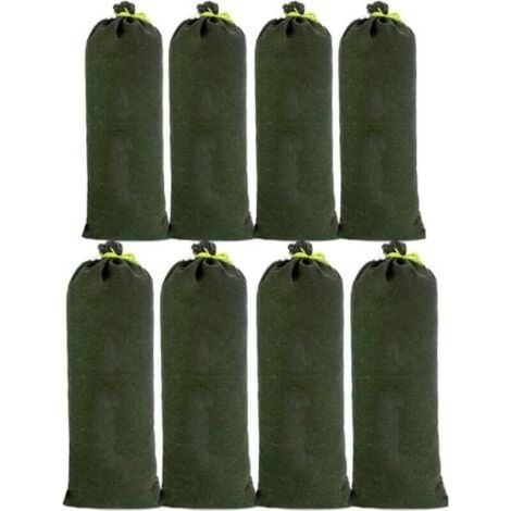 8pcs Sac a Sable en Toile Boudin Anti Inondation Contre Sable Inondation Les Modèles Améliorés ne se Fanent pas pour Drainage pour Garage Magasin Ecole Gare Bâtiment Usine Entrep 3070cm (1/5)