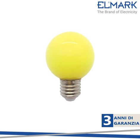 LED GLOBE G45 3W E27 YELLOW