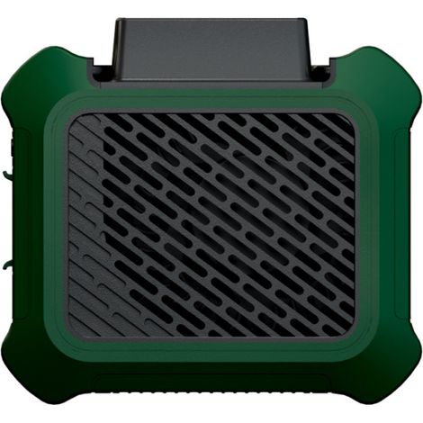 Ventilador portátil recargable por USB que se sujeta a la cintura, ideal para acampar y actividades al aire libre. Dispositivo de refrigeración portátil multifuncional con función de luz nocturna. (1/5)