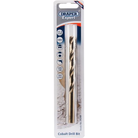 Draper Expert 11.3mm HSS Cobalt Drill (39249) (1/5)