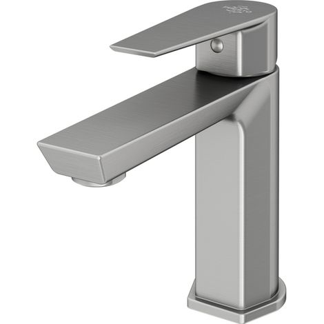Presto Grifo lavabo monomando mezclador Aroha níquel cepillado (1/2)