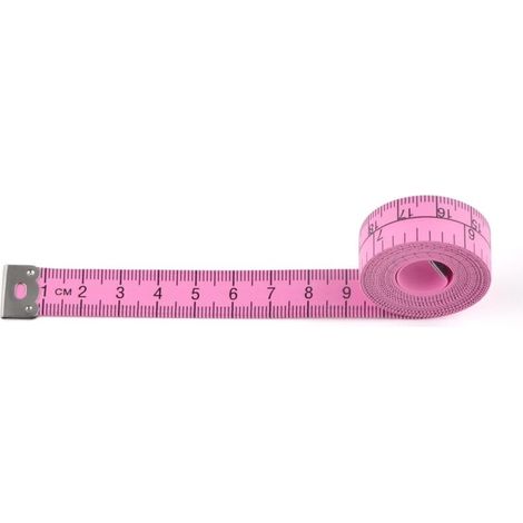 Mètre ruban double face, adapté à la mesure des dimensions corporelles, également petit ruban de couture pour la mesure de la taille du corps et la confection sur mesure - 152 cm. (1/5)