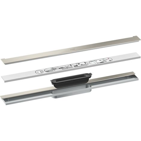 hansgrohe AXOR Drain Set de finition rigole, 700mm pour montage (1/2)