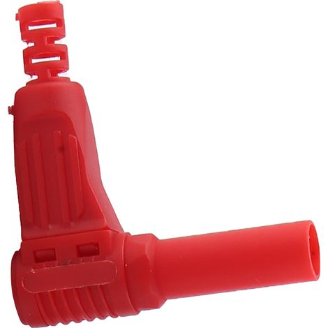 Der montierte P3014 4mm rechtwinklige Sicherheitsbananenstecker kann an verschiedene Drähte angeschlossen werden. (1/5)