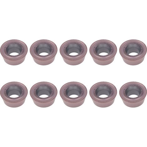 10 pièces plaquettes de tournage carbure revêtues inserts indexables outils de coupe pour tour CNC fraisage (1/5)