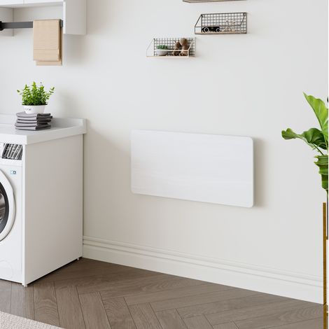 Wandklapptisch klappbar aus MDF Weiß für kleine Räume OKMYHOME (1/5)