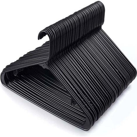Cintre Irovami en plastique résistant, noir, lot de 20 (1/4)
