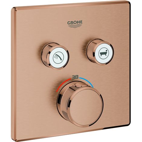 Thermostat Grohe Grohtherm SmartControl avec deux vannes d'arrêt, (1/4)