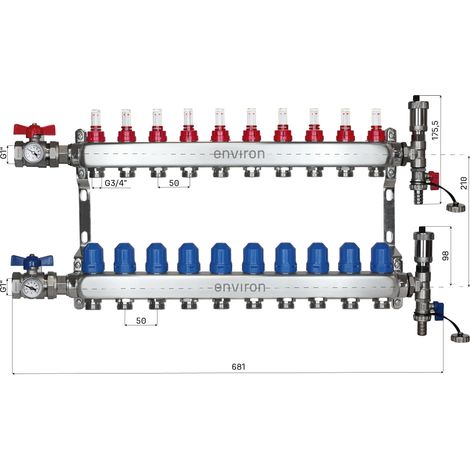 Festwertregelset M059 mit Wilo Para 25/6 Hocheffizienzpumpe