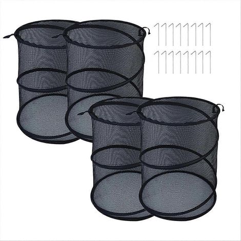Lot de 4 Popup housses pour plantes tente de Animals Insect Barrier maille plante protection housse Net jardin plante (1/5)