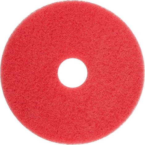 Tampon à récurer Superpad 381 mm - 15 pouces rouge (5 pièces)