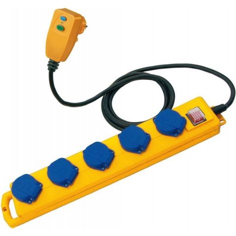 Brennenstuhl 1159900805 regleta amarilla 5 tomas 5 m (1/5)