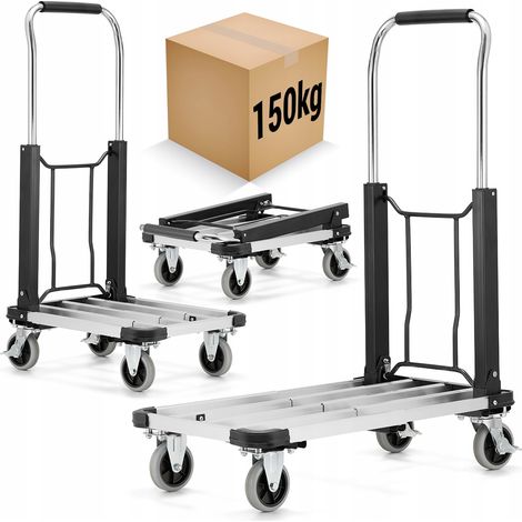 Transportwagen - 71x41cm - faltbar - bis 150 kg - Aluminium