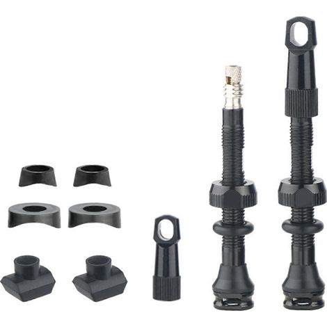 Rallonges de valves de vélo en alliage d'aluminium massif pour VTT Joint concave 65 mm (1/5)