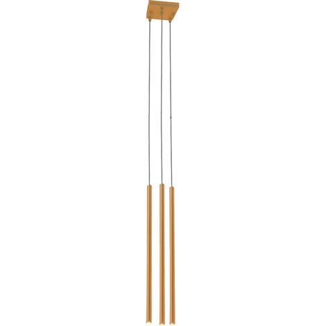 Suspension minimaliste dorée Kosame 3xG9 Shilo 160cm (1/3)