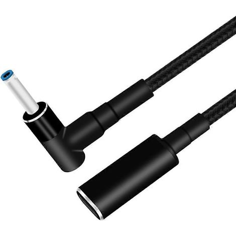 Gleichstrom-Schnellladekabel (4,5 x 3,0 mm) auf USB-C PD, 100 W, 15 cm