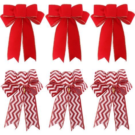Weihnachtskranzband – Beflocktes Juteband – Festliche Dekoration für Baum, Tanne, Fenster, Kamin – 19 cm x 24 cm – 1 Stück (1/5)