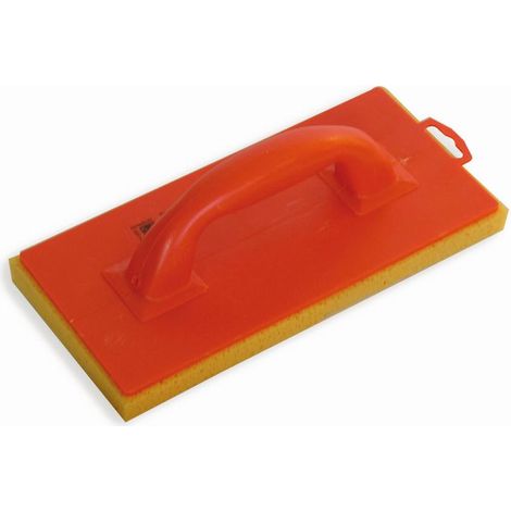 Mondelin – Taloche mousse monobloc 17 x 34 cm – Semelle en polystyrène choc – Finition fine pour travaux de façadier – Épaisseur mousse 20 mm