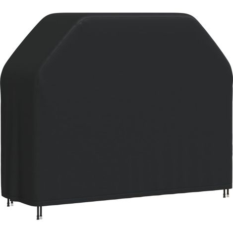 BBQ Cover 162x61x122 cm Black 420D Oxford vidaXL (1/5)