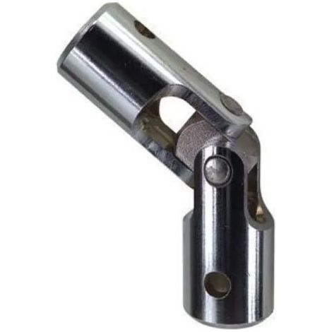 Genouillère articulation pour volet roulant 12 mm – Acier nickelé durable – Installation facile sur tiges et tringles 12 mm