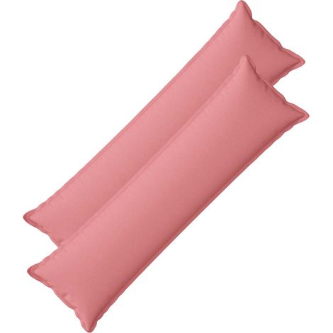 vidaXL Cushion with Pillow HOUTEN 2 pcs Pink Faux Linen (1/5)
